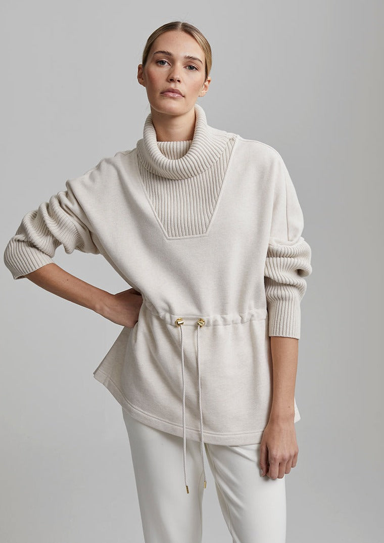 White Bon Voyage Sienna Sweater